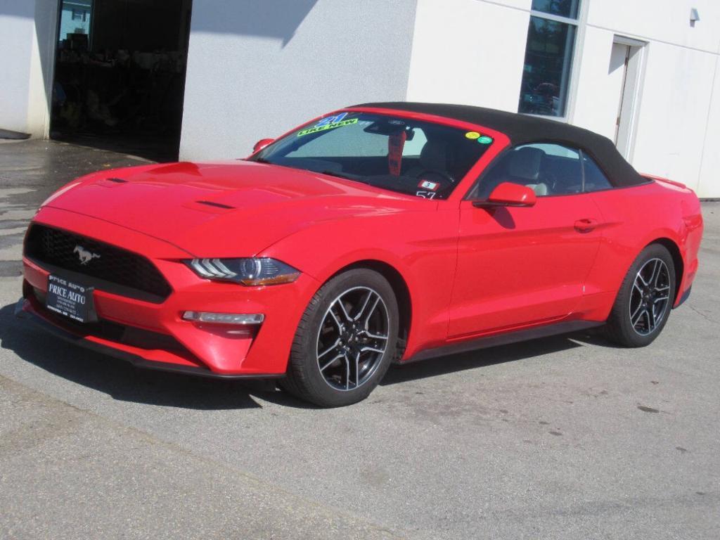 used 2021 Ford Mustang car, priced at $22,995