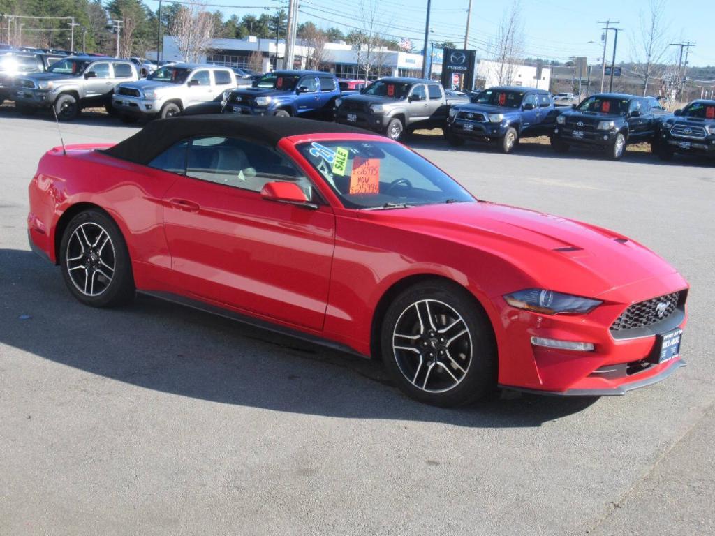 used 2021 Ford Mustang car, priced at $22,995