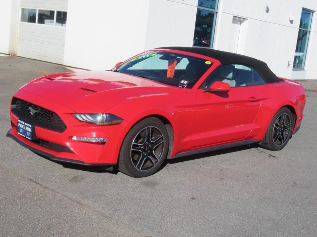 used 2021 Ford Mustang car, priced at $22,995