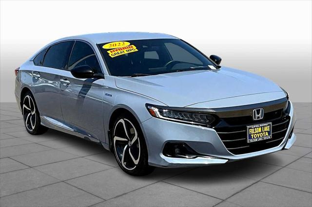 used 2022 Honda Accord Hybrid car, priced at $23,756