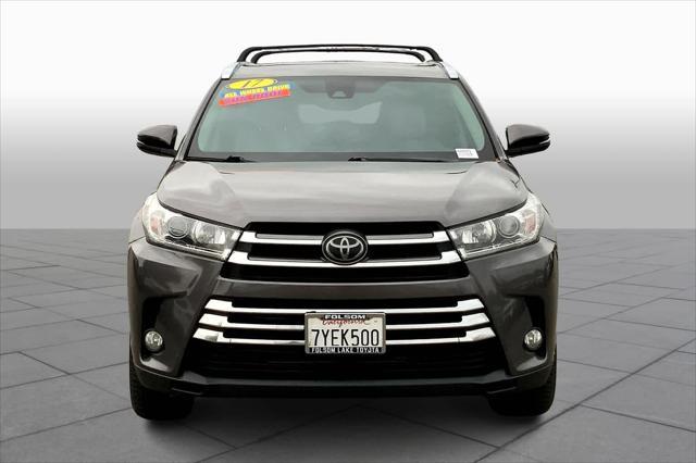 used 2017 Toyota Highlander car, priced at $23,476