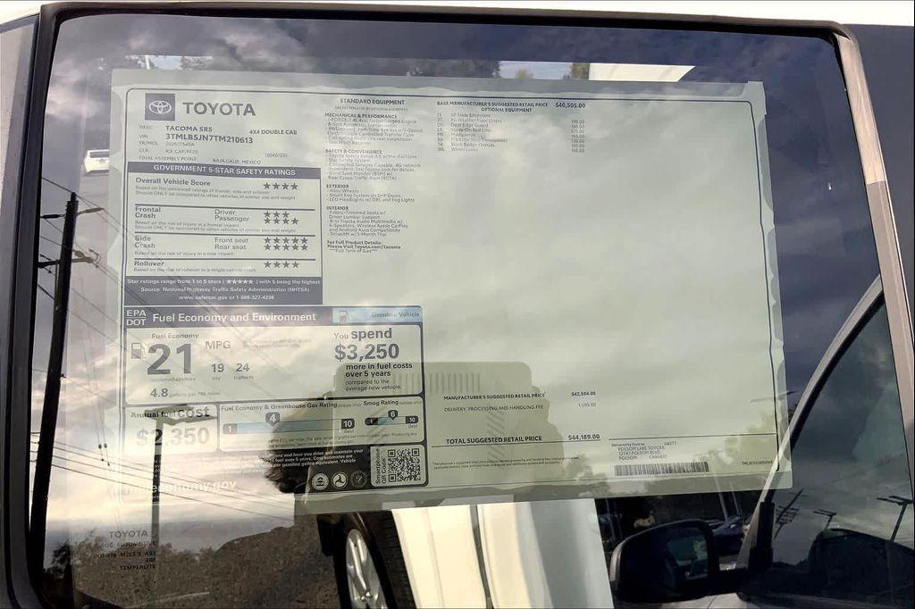 new 2026 Toyota Tacoma car, priced at $44,189