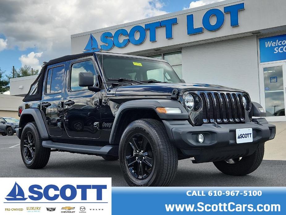 used 2021 Jeep Wrangler Unlimited car, priced at $36,995