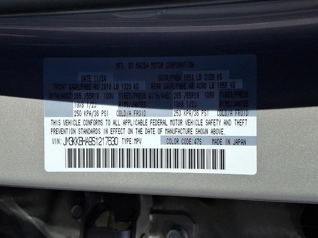 new 2025 Mazda CX-90 PHEV car, priced at $51,915