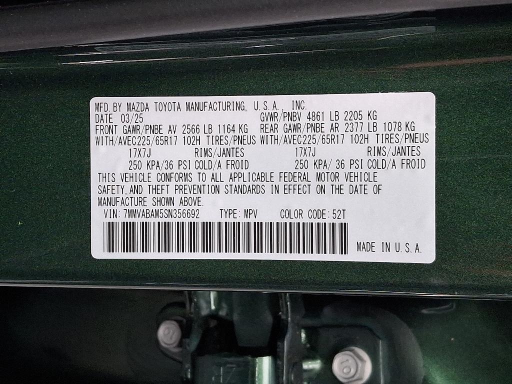 new 2025 Mazda CX-50 car, priced at $32,110
