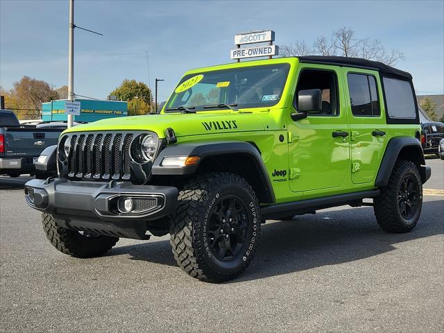 used 2021 Jeep Wrangler car, priced at $35,995