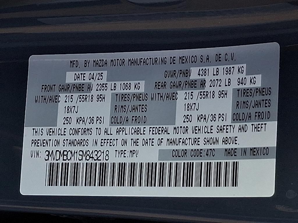 new 2025 Mazda CX-30 car, priced at $32,485