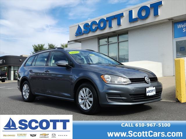 used 2016 Volkswagen Golf SportWagen car, priced at $12,795