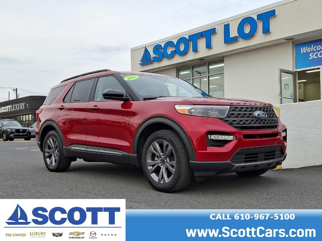 used 2022 Ford Explorer car, priced at $32,498