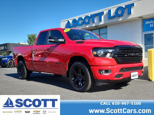 used 2021 Ram 1500 car, priced at $33,803