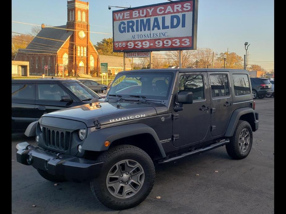 used 2017 Jeep Wrangler Unlimited car, priced at $19,950