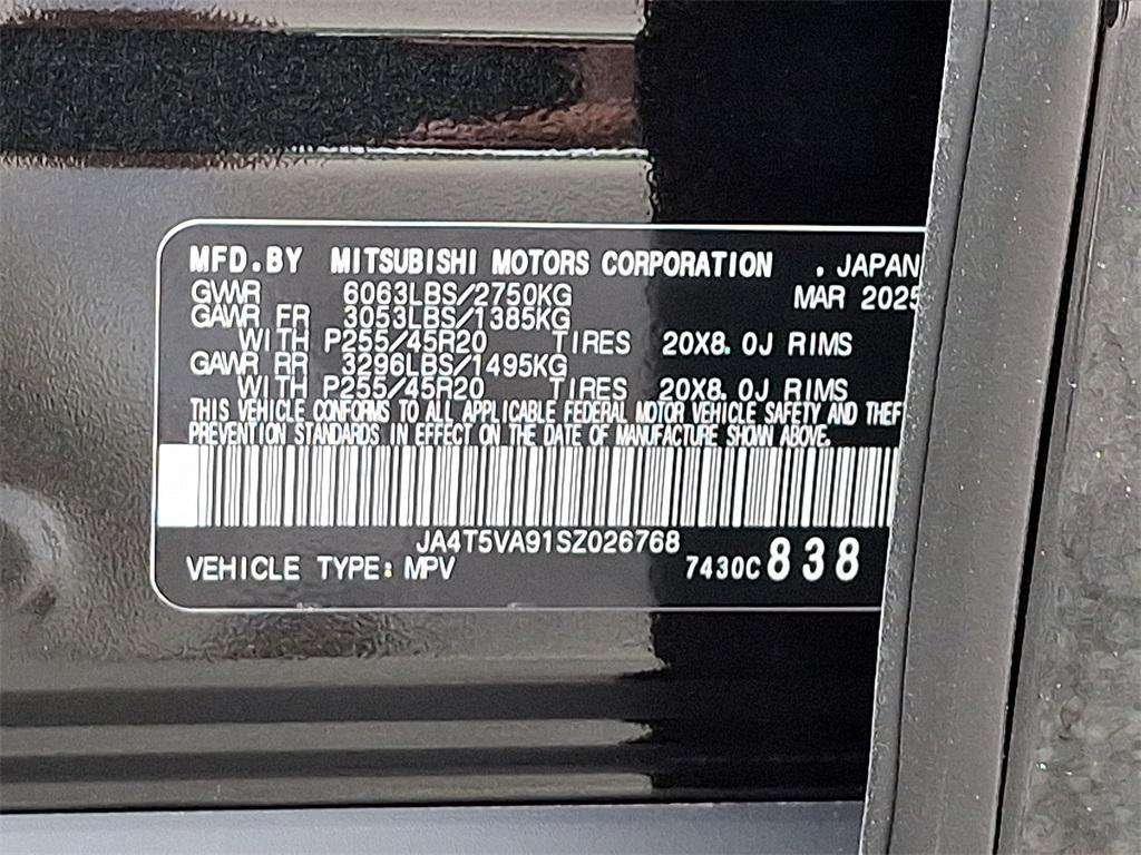 new 2025 Mitsubishi Outlander PHEV car, priced at $41,715