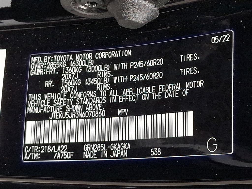 used 2022 Toyota 4Runner car, priced at $36,996