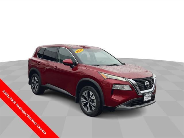 used 2021 Nissan Rogue car, priced at $20,742