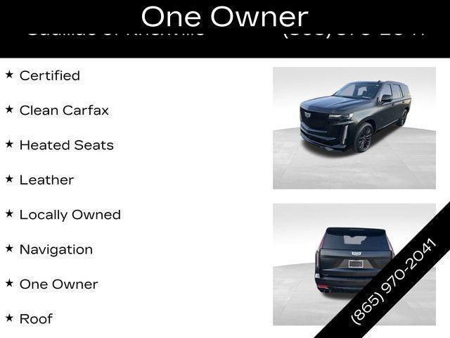 used 2023 Cadillac Escalade car, priced at $113,998