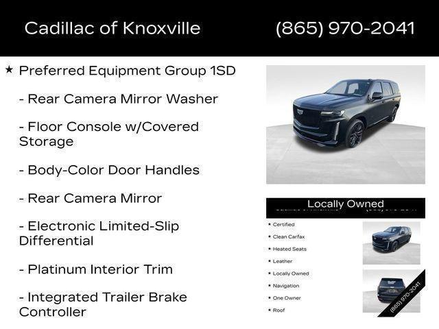 used 2023 Cadillac Escalade car, priced at $113,998