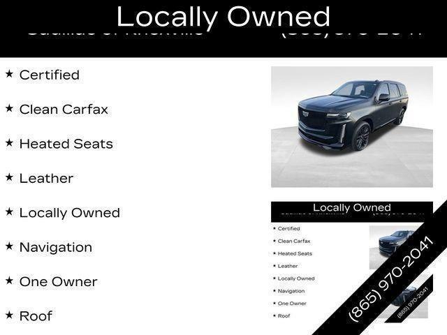 used 2023 Cadillac Escalade car, priced at $113,998