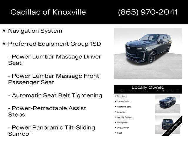 used 2023 Cadillac Escalade car, priced at $113,998