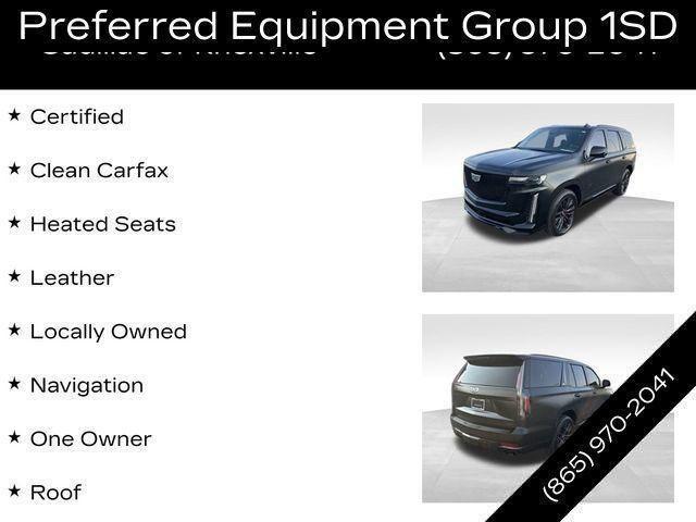 used 2023 Cadillac Escalade car, priced at $113,998