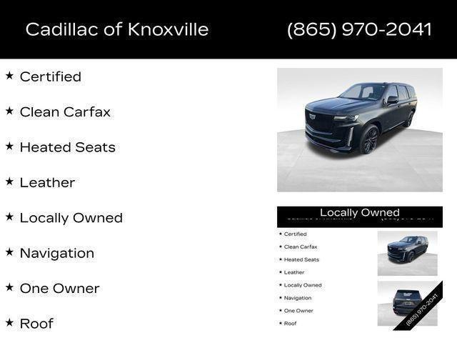 used 2023 Cadillac Escalade car, priced at $113,998