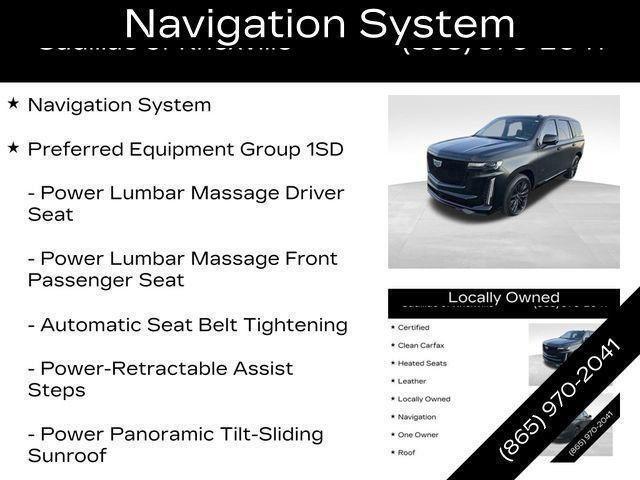 used 2023 Cadillac Escalade car, priced at $113,998