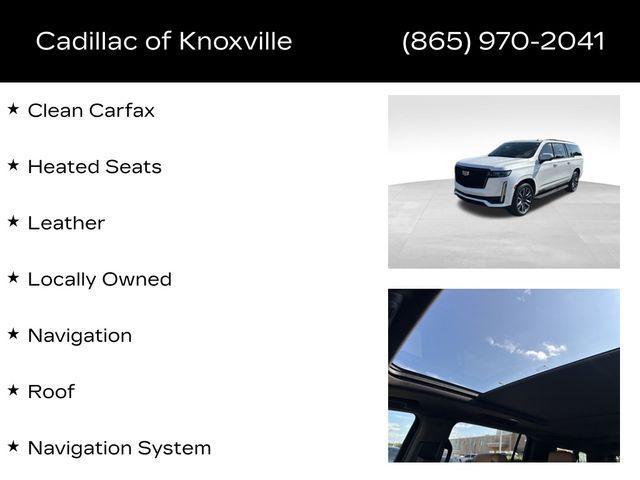 used 2021 Cadillac Escalade ESV car, priced at $73,798