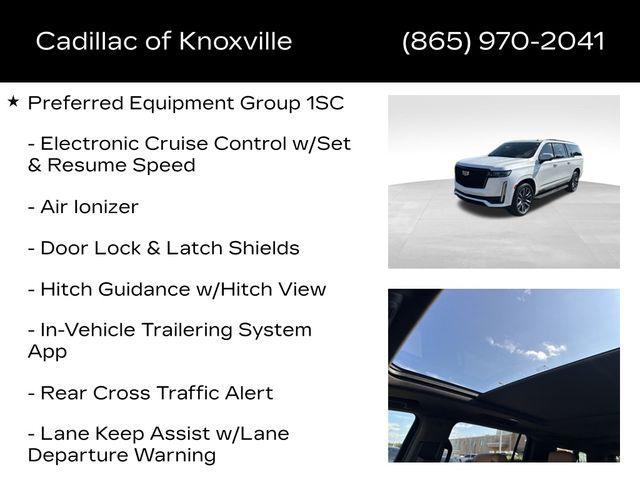 used 2021 Cadillac Escalade ESV car, priced at $73,798