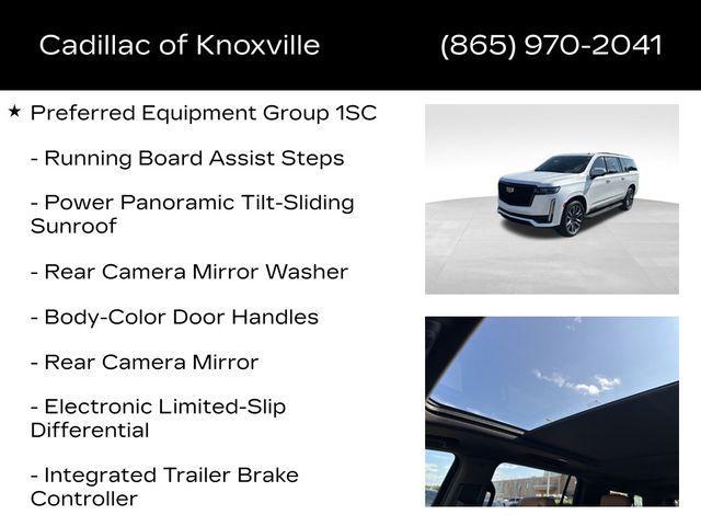 used 2021 Cadillac Escalade ESV car, priced at $73,798