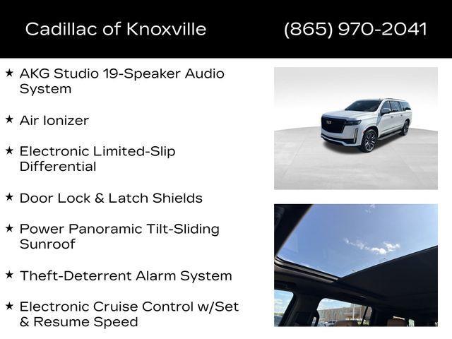 used 2021 Cadillac Escalade ESV car, priced at $73,798