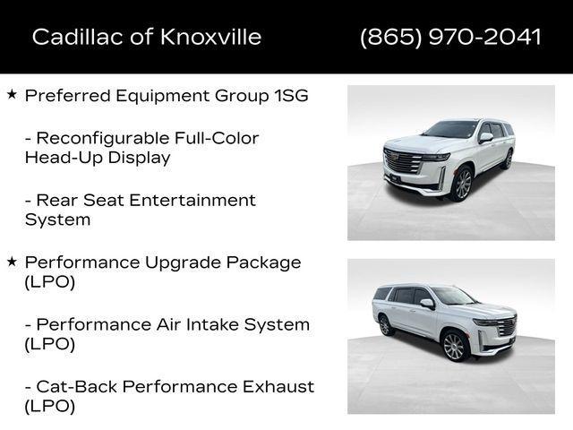 used 2021 Cadillac Escalade ESV car, priced at $56,997