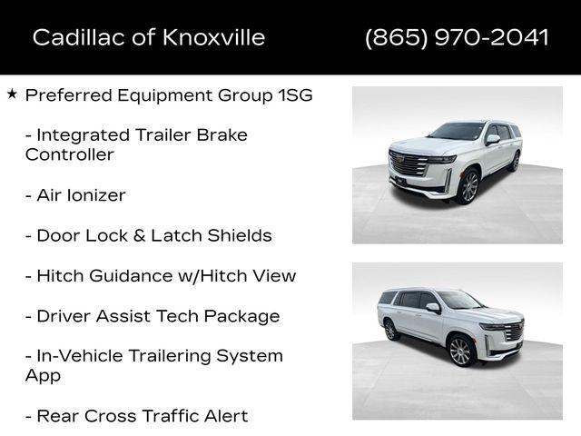 used 2021 Cadillac Escalade ESV car, priced at $56,997