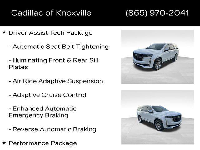 used 2021 Cadillac Escalade car, priced at $61,998