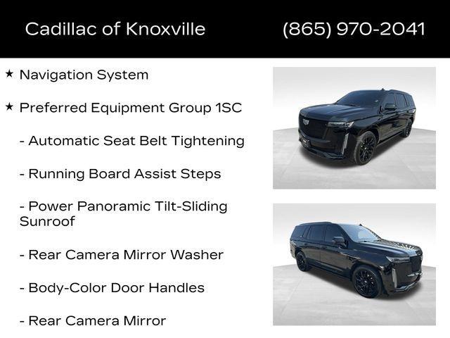 used 2023 Cadillac Escalade car, priced at $78,997