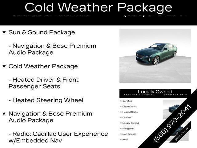 used 2025 Cadillac CT4 car, priced at $38,498