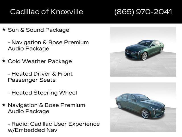 used 2025 Cadillac CT4 car, priced at $41,997