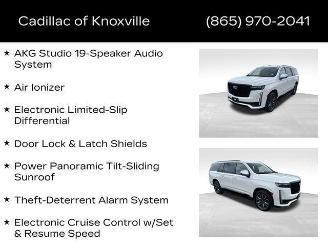 used 2021 Cadillac Escalade ESV car, priced at $63,998