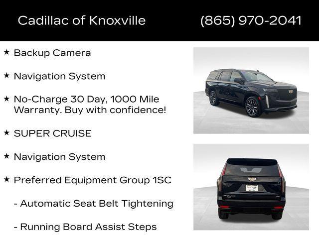 used 2023 Cadillac Escalade car, priced at $74,998