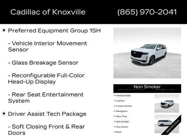 used 2021 Cadillac Escalade ESV car, priced at $59,998