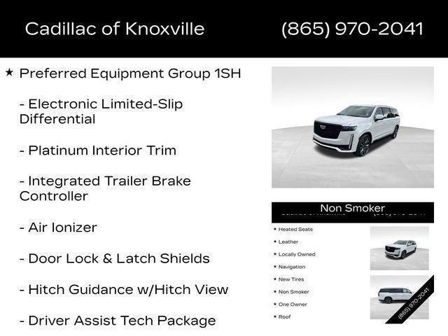 used 2021 Cadillac Escalade ESV car, priced at $59,998