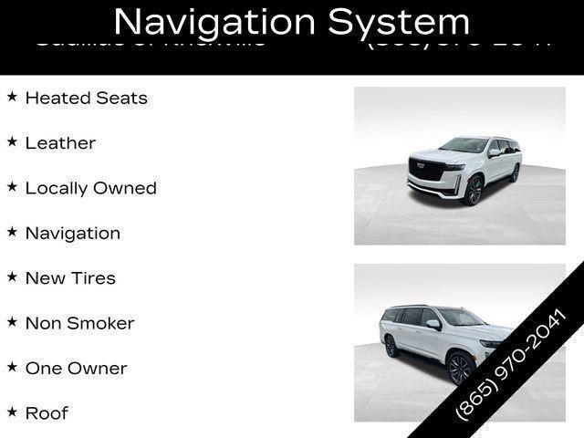 used 2021 Cadillac Escalade ESV car, priced at $59,998