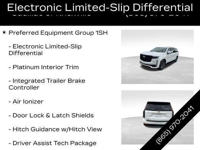 used 2021 Cadillac Escalade ESV car, priced at $59,998