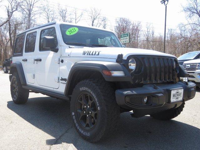 used 2021 Jeep Wrangler Unlimited car, priced at $34,405