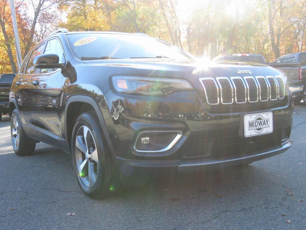 used 2021 Jeep Cherokee car, priced at $22,255
