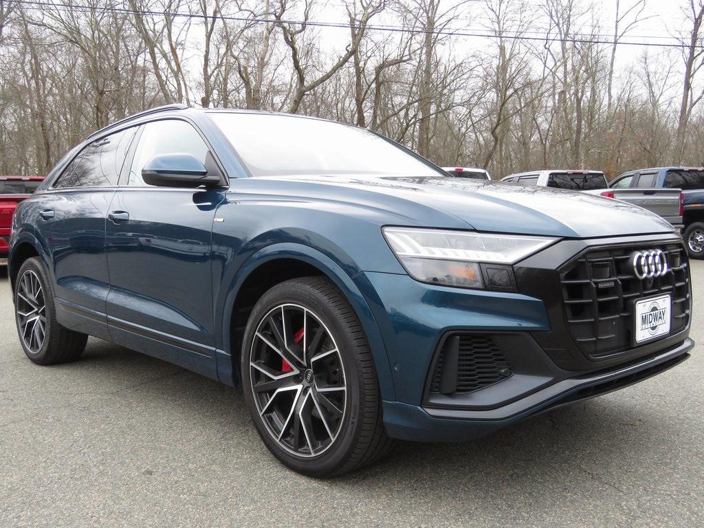 used 2021 Audi Q8 car, priced at $35,428
