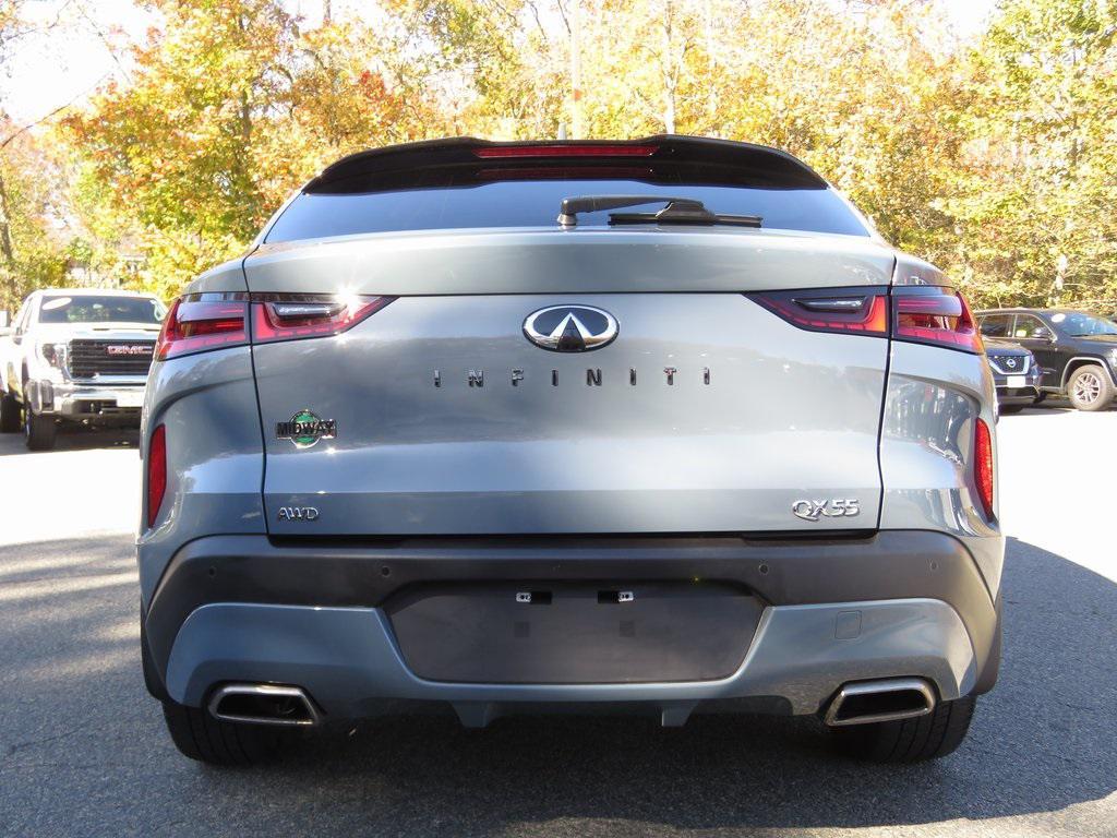 used 2022 INFINITI QX55 car, priced at $31,000