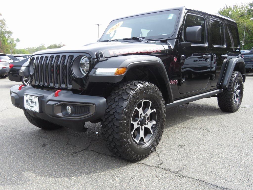 used 2021 Jeep Wrangler Unlimited car, priced at $37,271