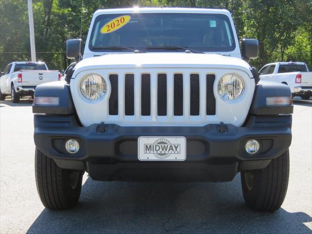 used 2020 Jeep Wrangler Unlimited car, priced at $32,804