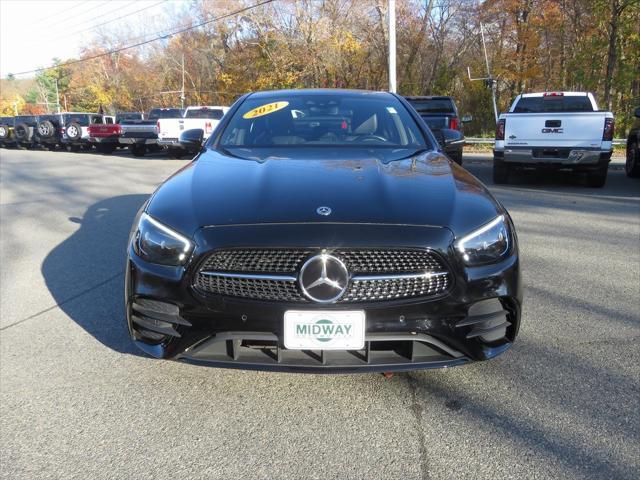 used 2021 Mercedes-Benz E-Class car, priced at $34,997