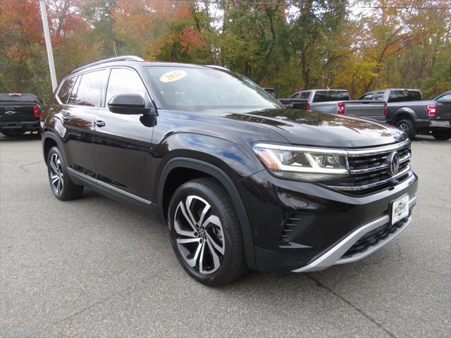 used 2021 Volkswagen Atlas car, priced at $30,647