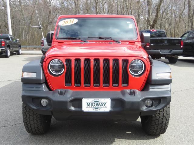 used 2021 Jeep Wrangler Unlimited car, priced at $29,828